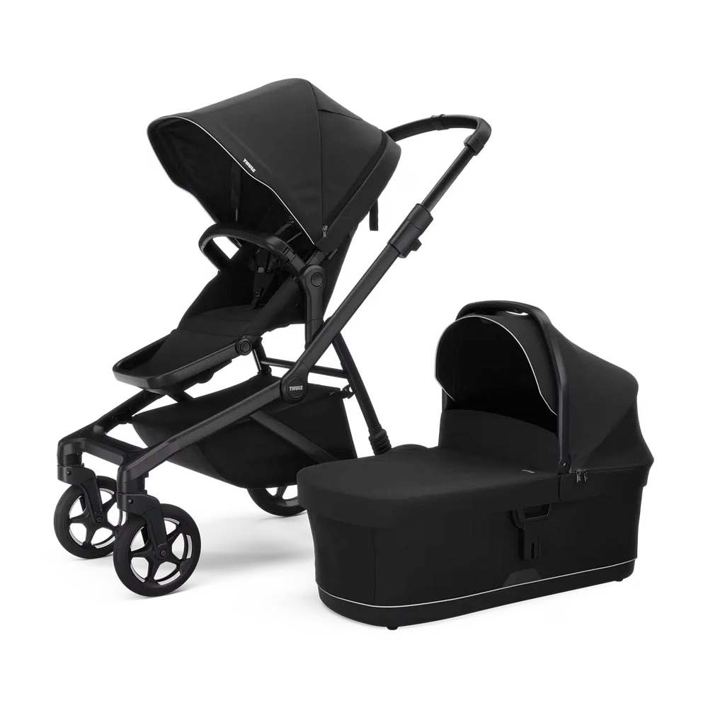 Thule Sleek 2 Bundle Met Bassinet - Zwart