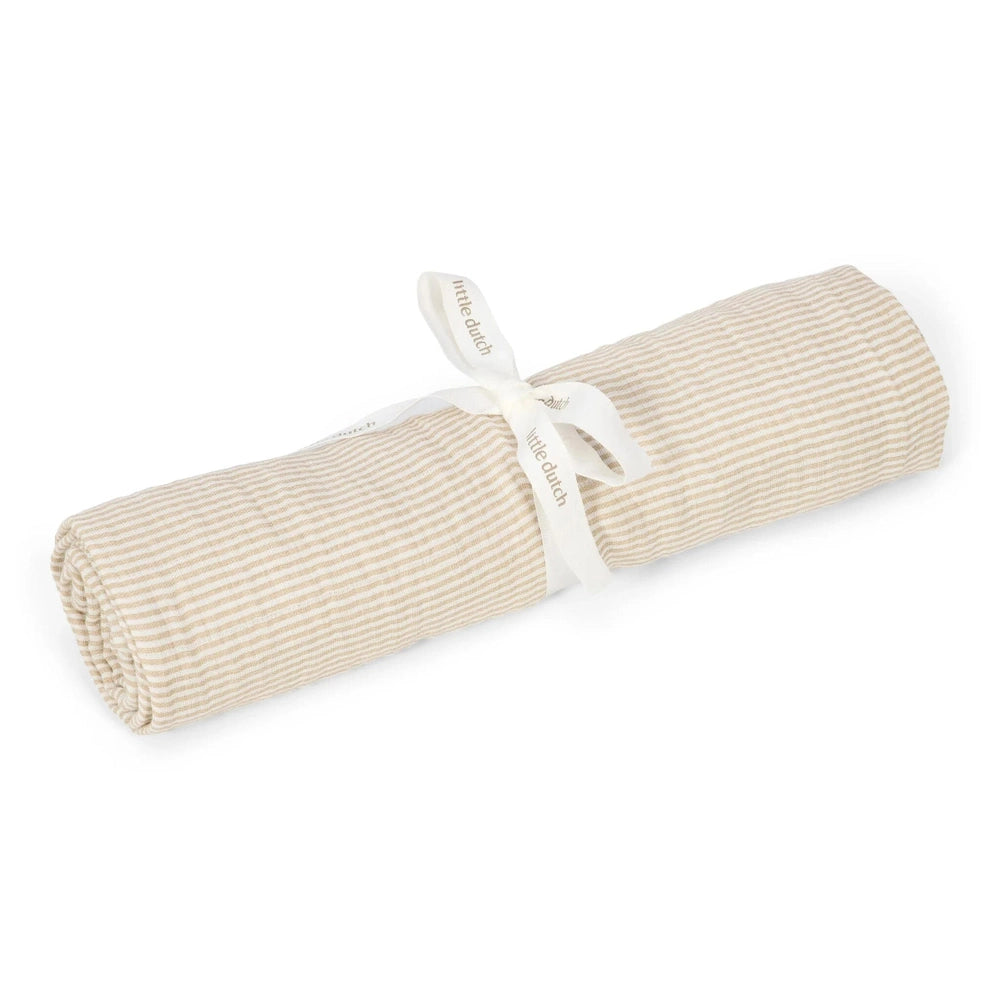 Little Dutch Swaddle Pure Soft Beige 120x120cm