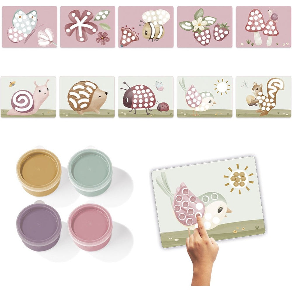 Peinture au doigt Little Dutch Fairy Garden - coffret complet - idée cadeau - jouet créatif