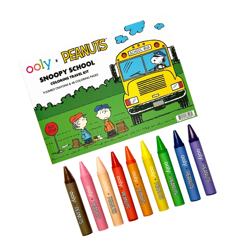Ooly x Peanuts Krijtjes en kleurboek