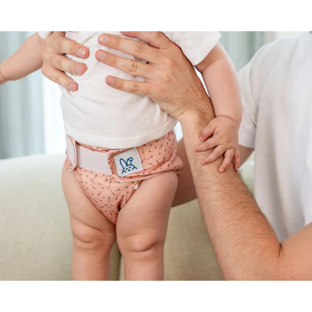 Bumbuns Easy Herbruikbare Luier met klittenband - Abrikoos