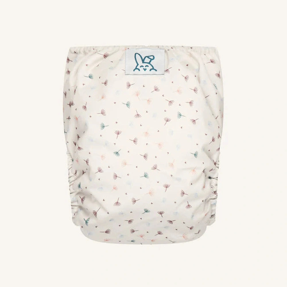 Bumbuns Easy Herbruikbare Luier met klittenband - Beige print