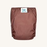 Bumbuns Easy Herbruikbare Luier met klittenband - Classic Chesnut