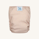 Bumbuns Easy Herbruikbare Luier met klittenband - Tiles almond