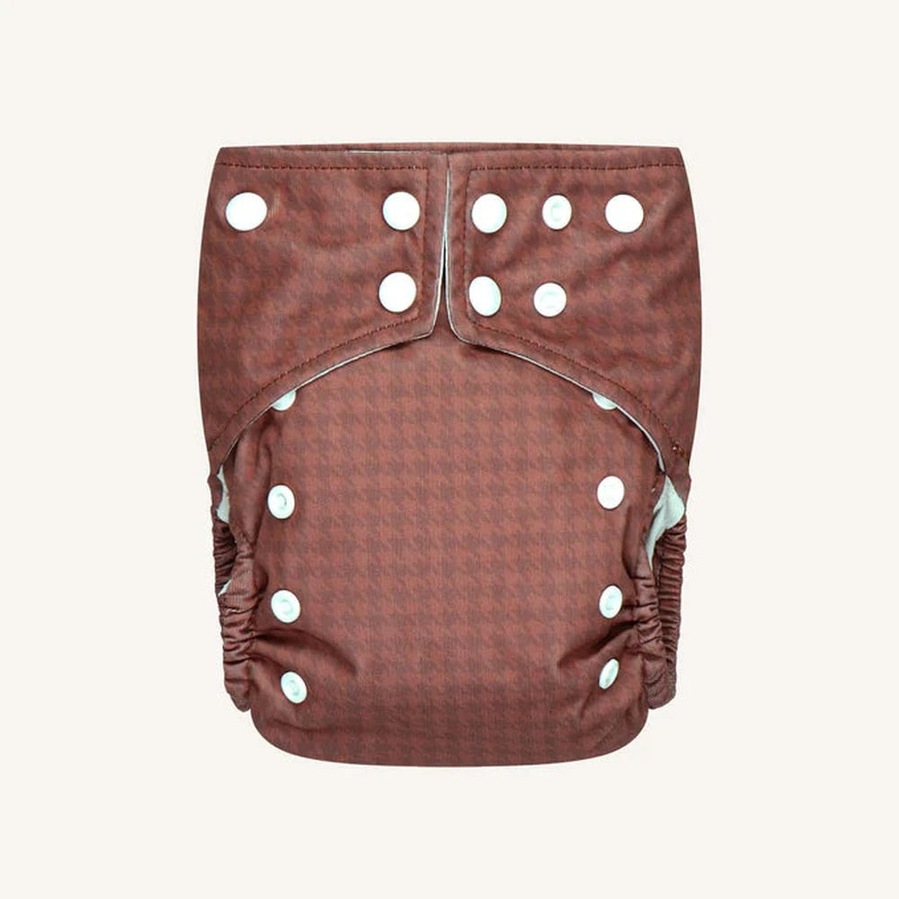 Bumbuns Easy Herbruikbare Luier met drukknopen - Blossom Chesnut