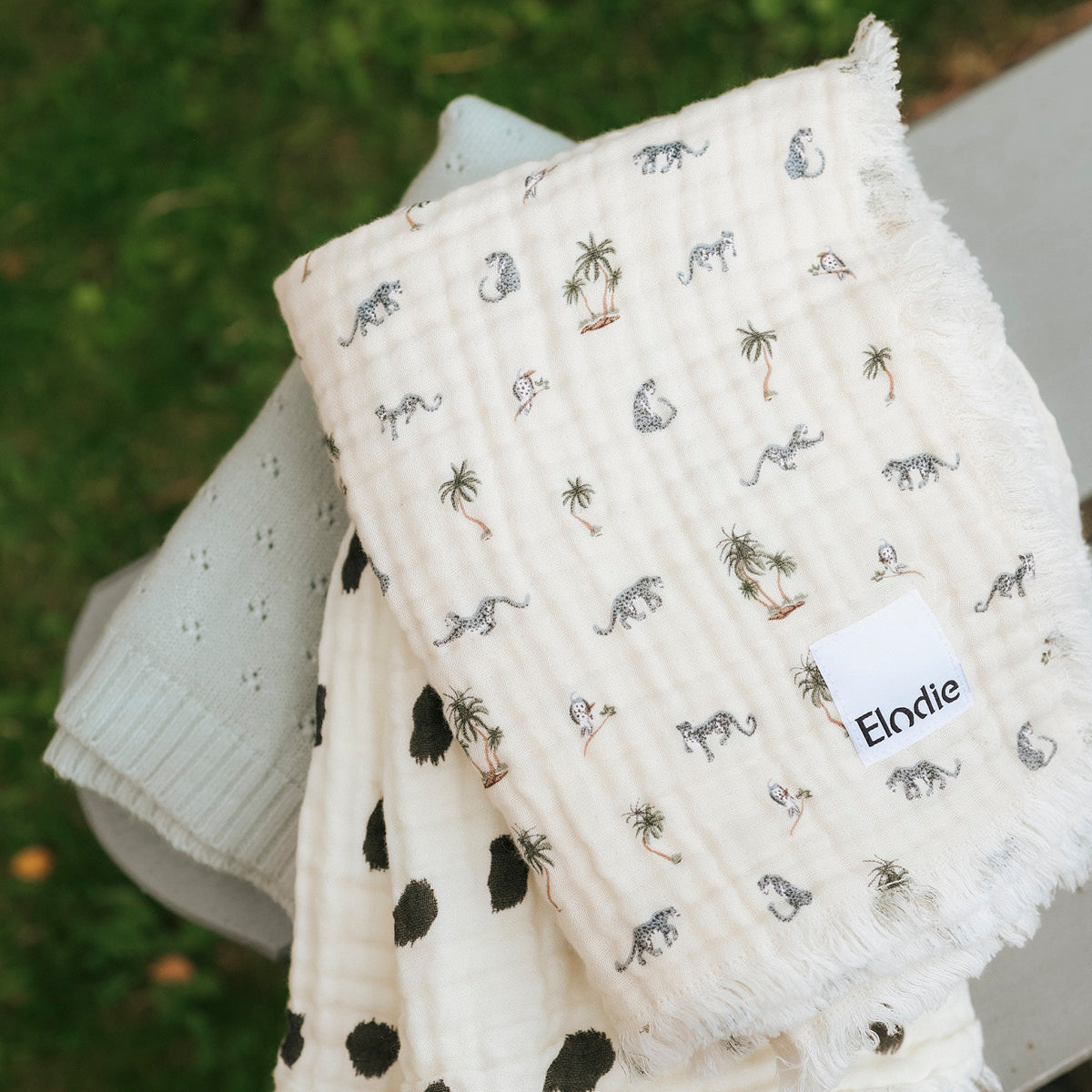 Elodie Zachte Katoenen Deken 75x100cm - Garden Leo's Resort