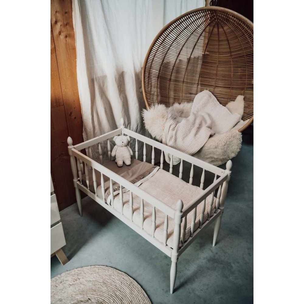 Koeka Wiegdeken Teddy Rivoli 100x150cm - Warm White