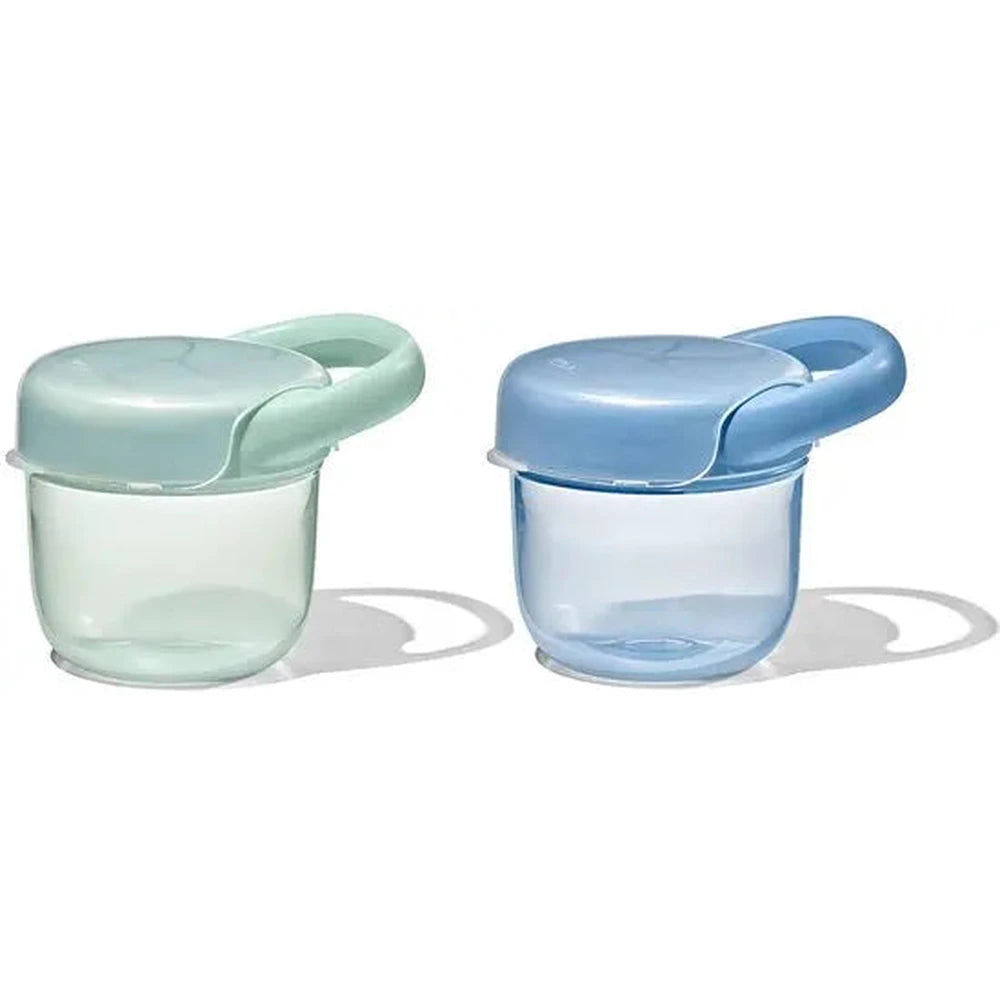 OXO TOT Snackdoosje met deksel - 2-pack - Opal & Dusk