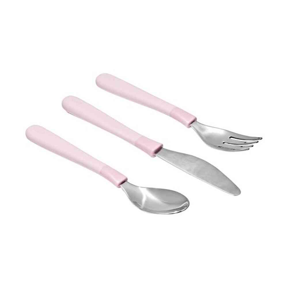 Oxo Tot Bestek Vork Lepel Mes Stainless Steel - Roos