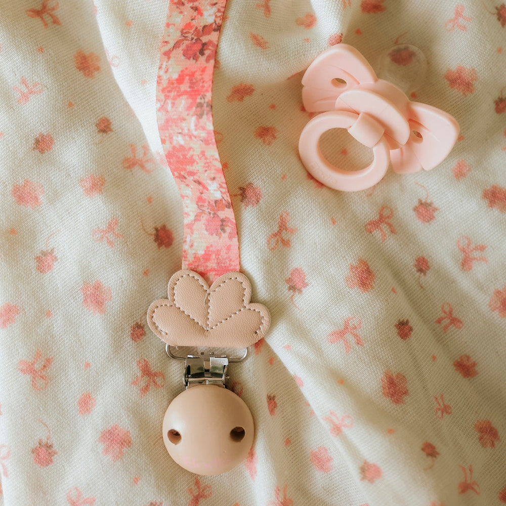 Attache-tétine en bois Elodie - River Rose