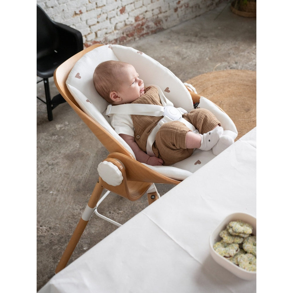 Childhome Evolu Coussin de confort nouveau-né - Cœurs !
