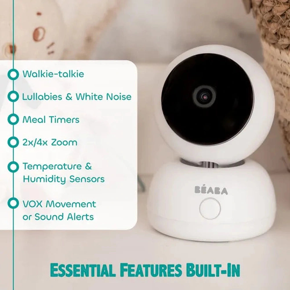 Béaba Zen Premium Smart Video Baby Monitor V2 - White