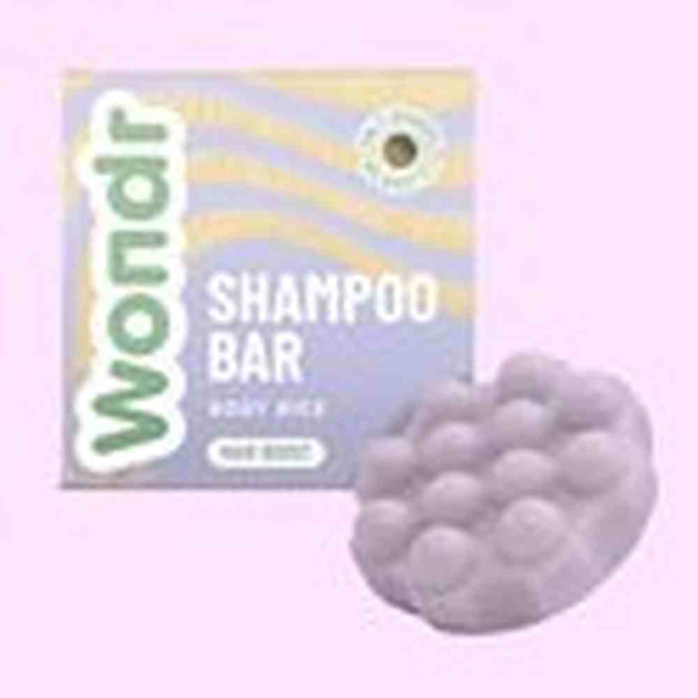 Wondr Shampoo Bar - Rosy Rice - Ondersteunt Gezonde Haargroei - Houdt Vet Haar In Balans - 55g