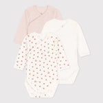 Petit Bateau Lot de 3 bodies renards