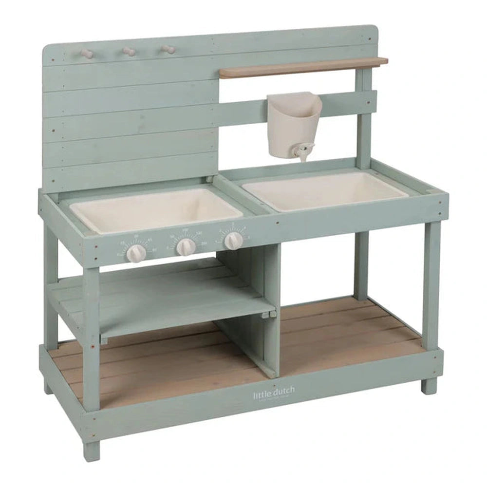 Little Dutch Houten Buitenkeuken - Groen