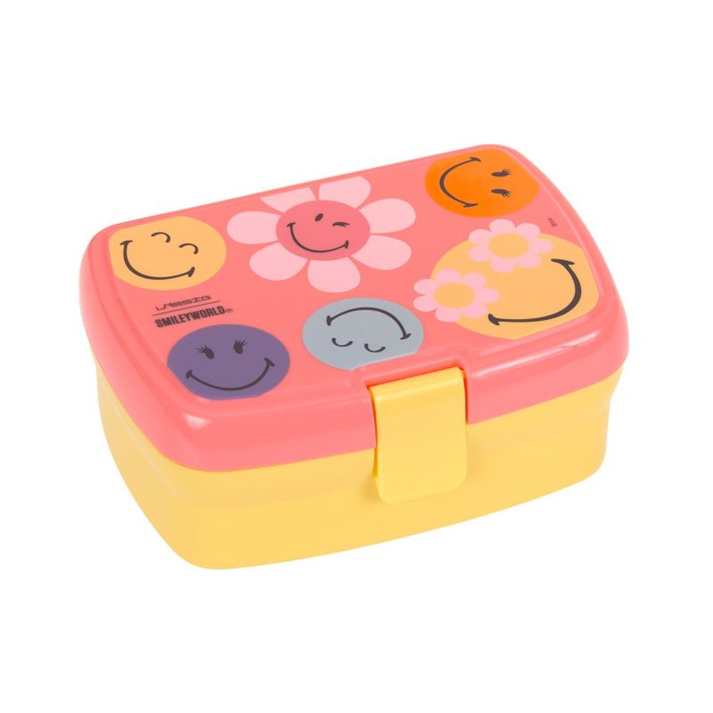 Lässig Lunchbox Smiley World - Dusty Rose