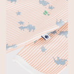 Petit Bateau Katoenen babypyjama met olifantenprint