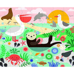 Petit Collage Dubbelzijdige Puzzel In Etui Met Rits - Under The Sea