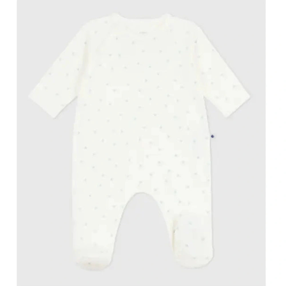 Petit Bateau | Katoenen babypyjama met pootjesprint