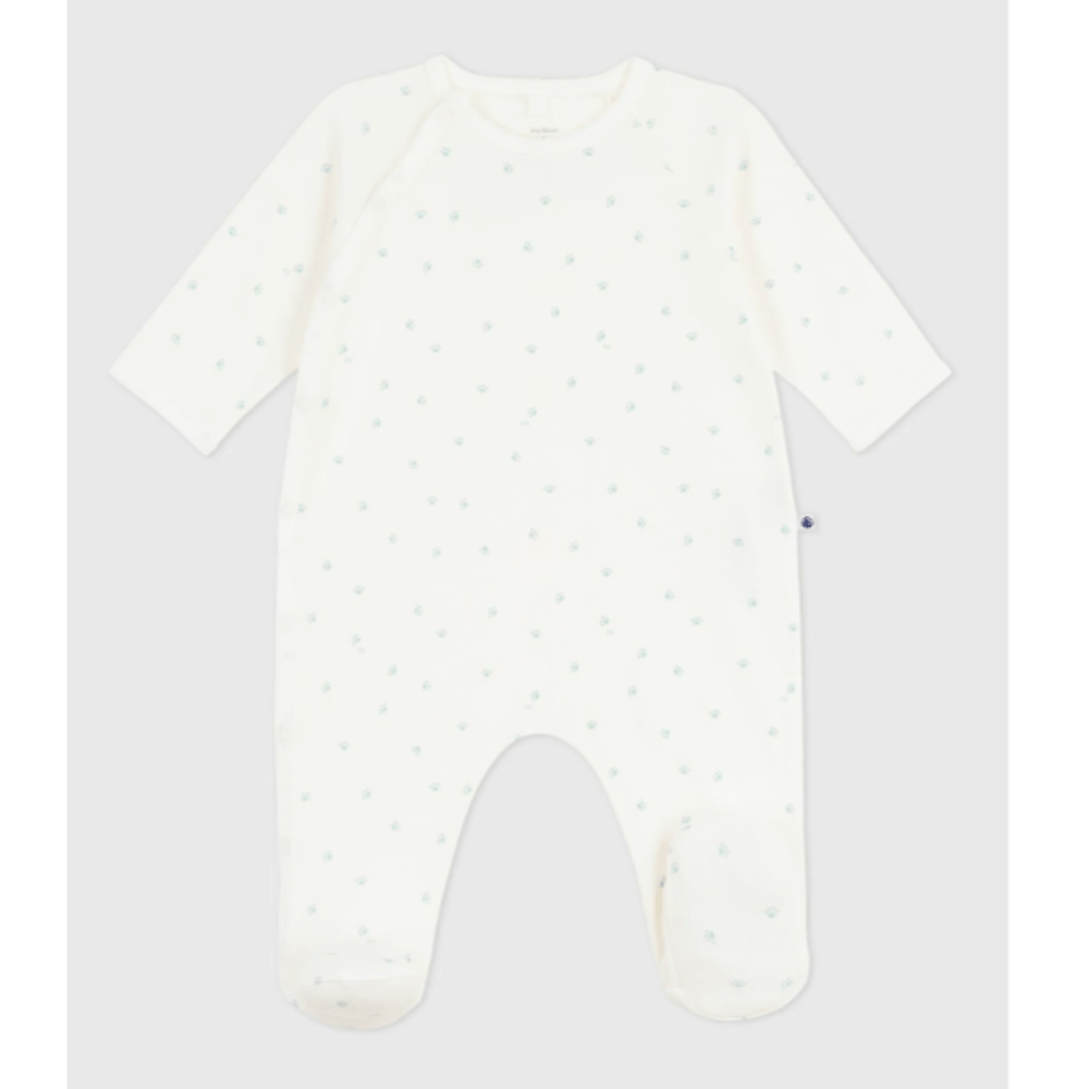 Petit Bateau | Katoenen babypyjama met pootjesprint