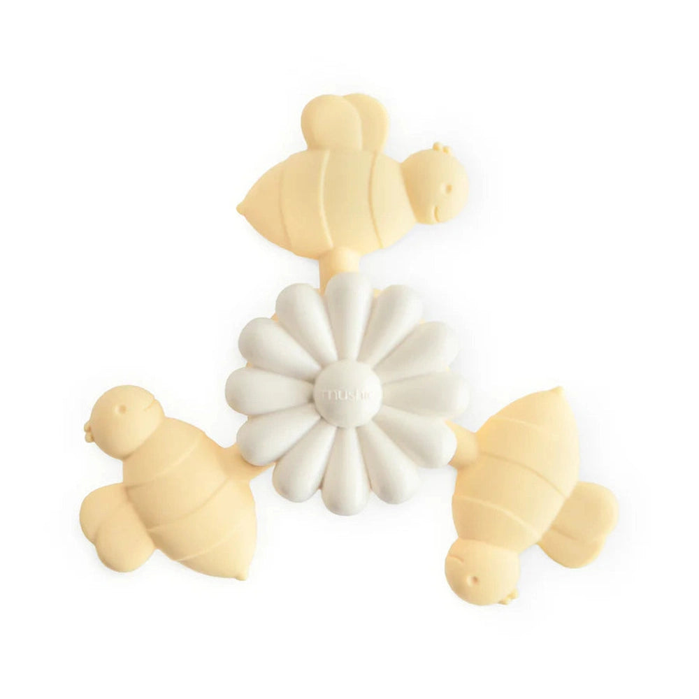 Mushie Babyspeeltje Spinner Met Zuignap - Bee