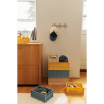 Boîte de rangement Liewood Weston moyenne, lot de 2 - jaune citron