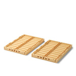 Liewood Weston boîte de rangement moyenne, lot de 2 - jaune citron