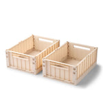 Liewood Weston Boîte de rangement moyenne 2 pack - Fleur de pommier