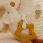 Little Dutch Newborn Naturals Activiteitenknuffel Gans - Wit