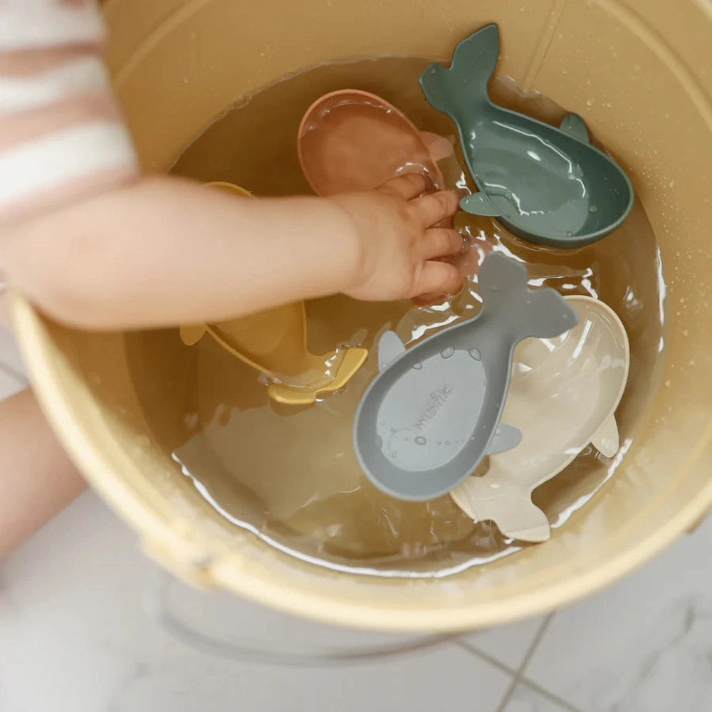 Mushie Whale Bath Stackers - Original