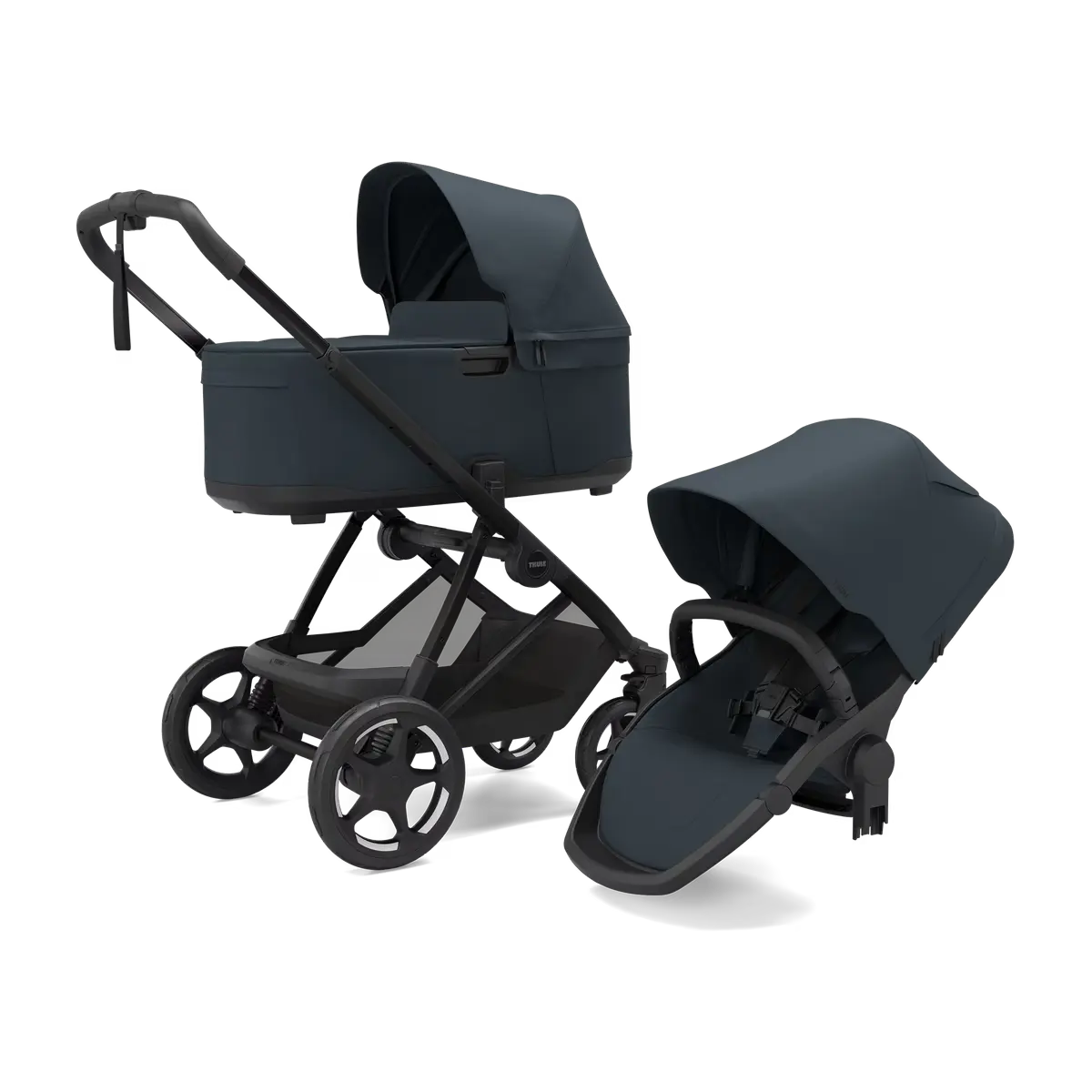 Thule Charm 2 in 1 Kinderwagen - Black