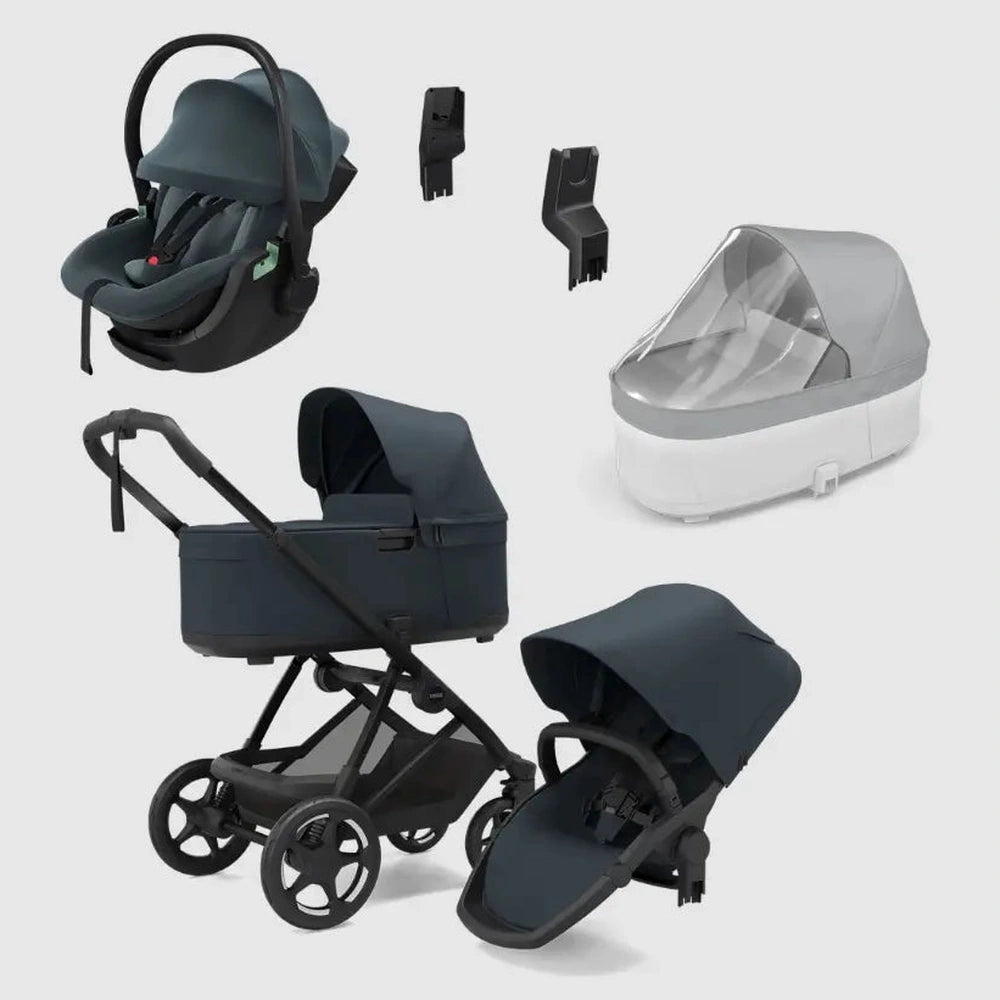 Thule Charm 2 in 1 Kinderwagen BUNDEL - Darkest Blue