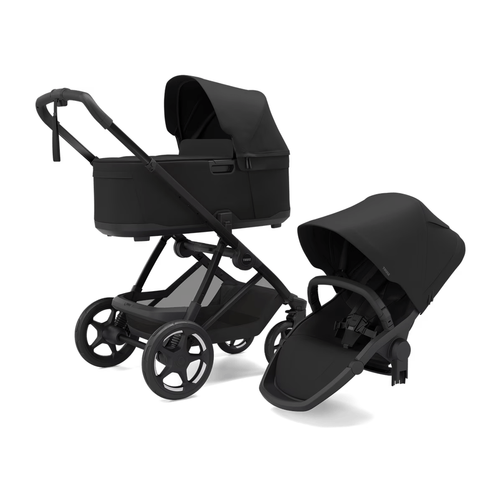 Thule Charm 2 in 1 Kinderwagen BUNDEL - Black