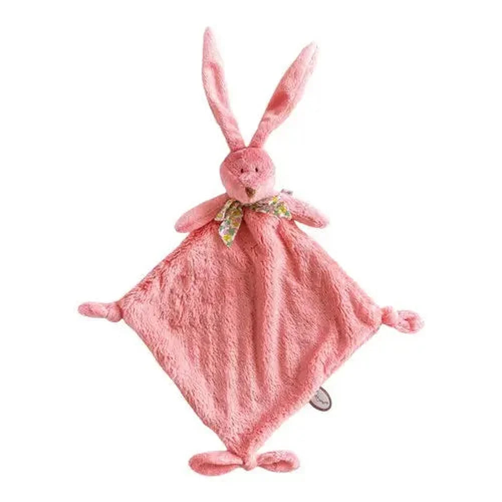 Dimpel Flo Doudou 35 Cm - Framboos Roze | Zachte Knuffeldoek Dimpel