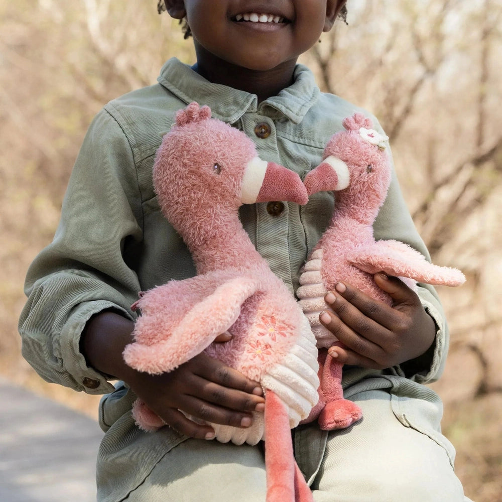 Little Dutch Knuffel Flamingo - Roze 17cm