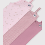 Petit Bateau 3 débardeurs à bretelles - multicolore