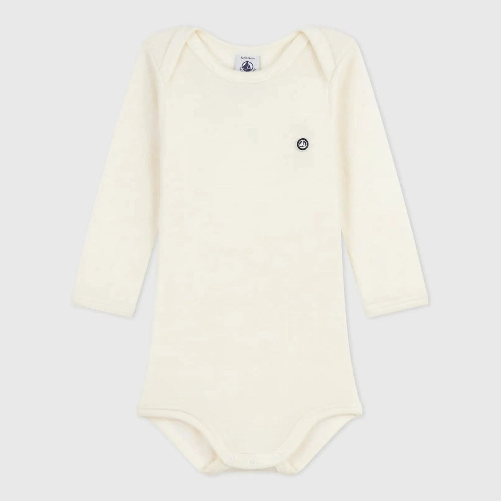 Body Petit Bateau à col américain - Beige