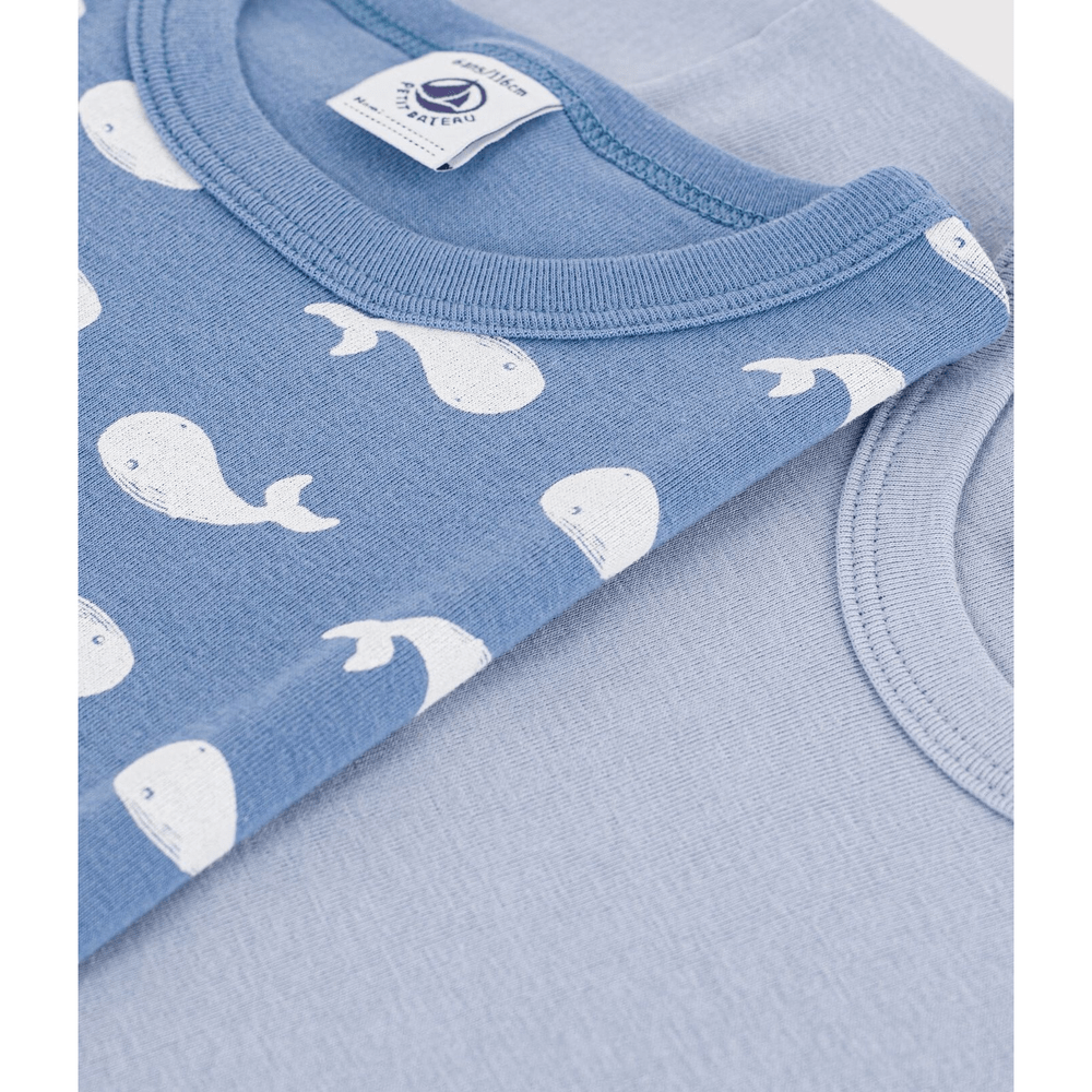 Petit Bateau 2 T-shirts à manches courtes - Multicolore