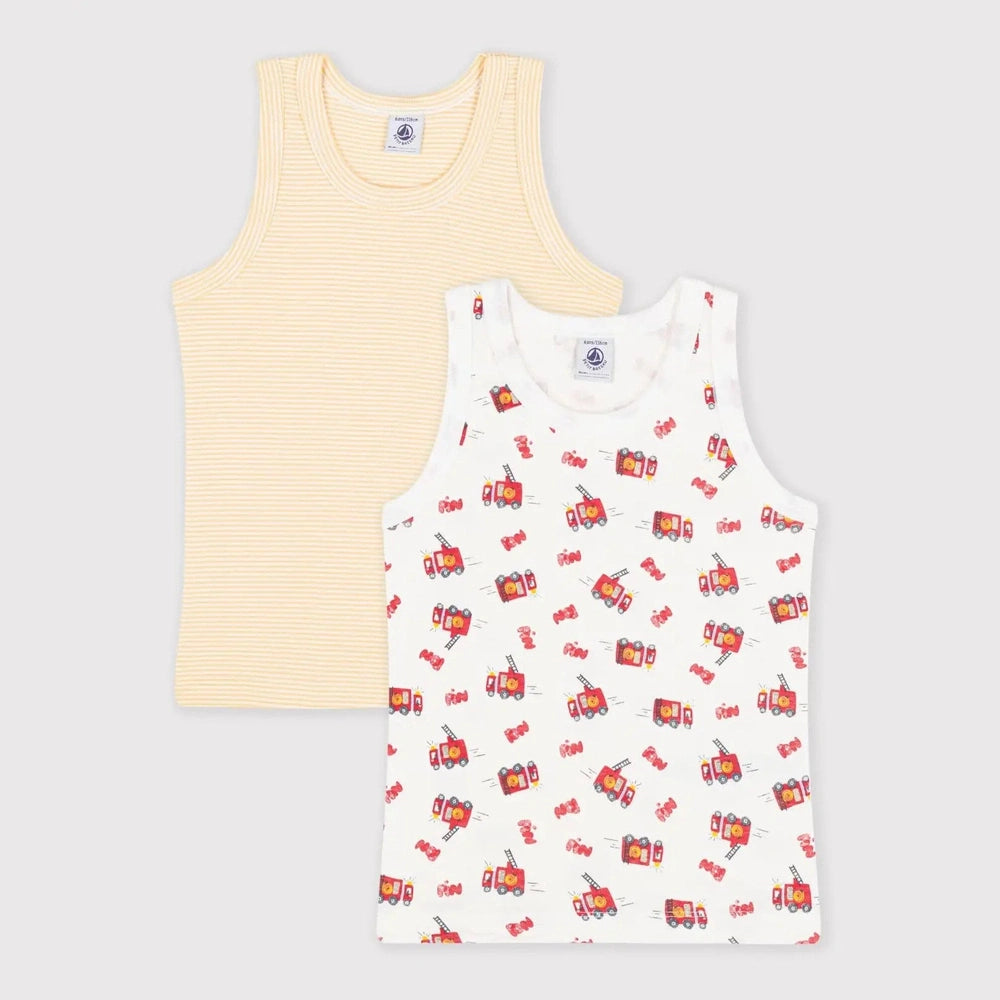 Petit Bateau 2 débardeurs - Multicolore