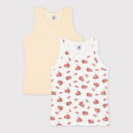 Petit Bateau 2 débardeurs - Multicolore