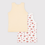 Petit Bateau 2 débardeurs - Multicolore