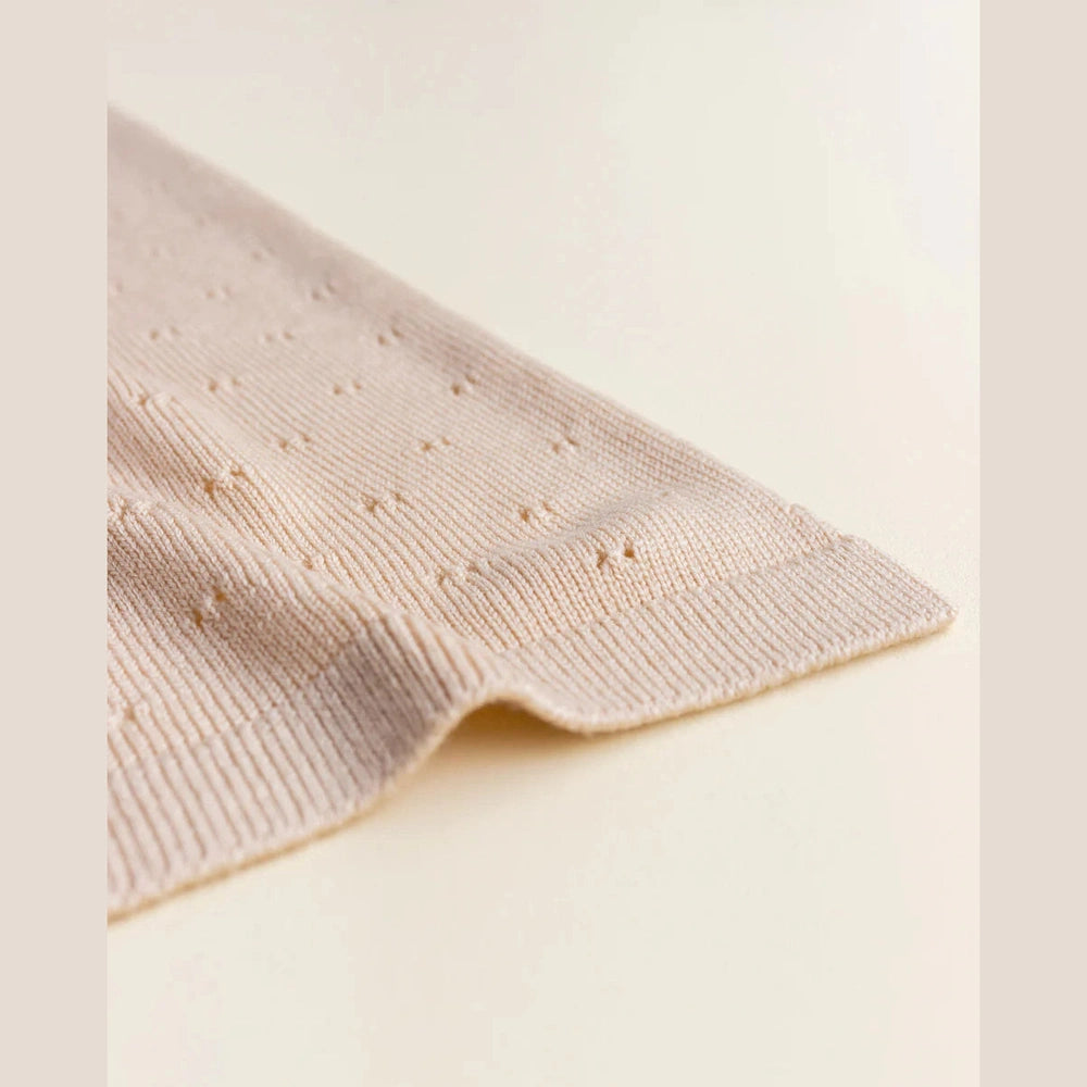 Hvid Blanket Bibi - Oat
