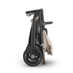 Uppababy Vista V3 Kinderwagen Ada - Sandstone Mélange - Carbon Frame Met Kastanje Bruin Leer Nieuw: Leverbaar Juli 2026