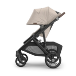 Uppababy Vista V3 Kinderwagen Ada - Sandstone Mélange - Carbon Frame Met Kastanje Bruin Leer Nieuw: Leverbaar Juli 2026
