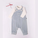 Petit Bateau Tuinbroek Set - Blauw