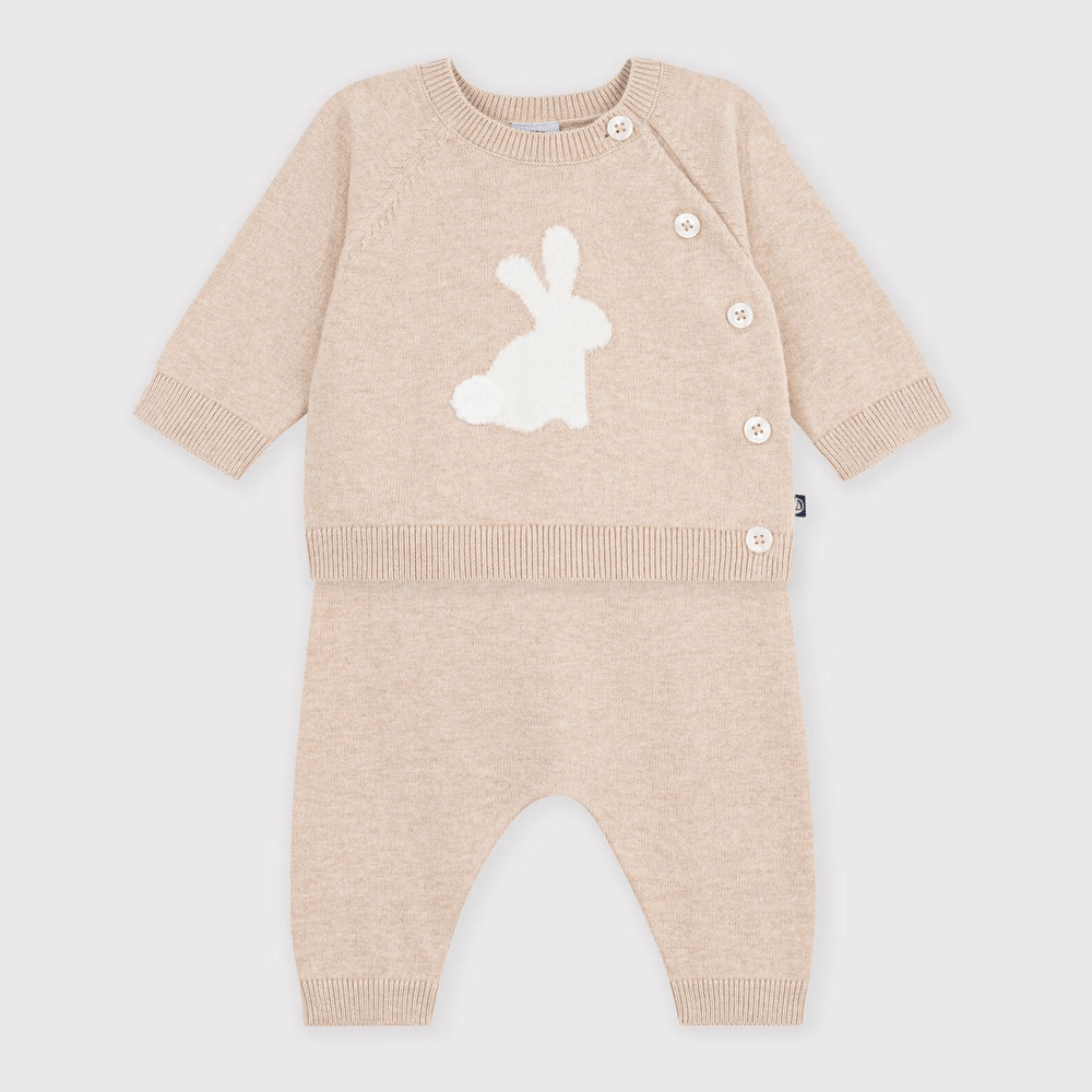 Petit Bateau Set Van 2 Stuks - Ecru