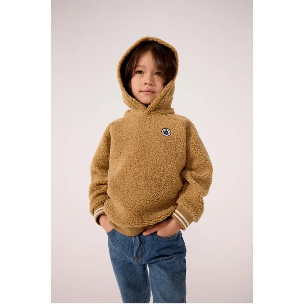 Petit Bateau Sweat à capuche - Beige