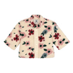 Petit Bateau Sherpa Jas - Ecru