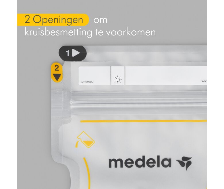 Medela Easy Pour Moedermelkbewaarzakjes Met Schenktuit 210ml - 50 stuks