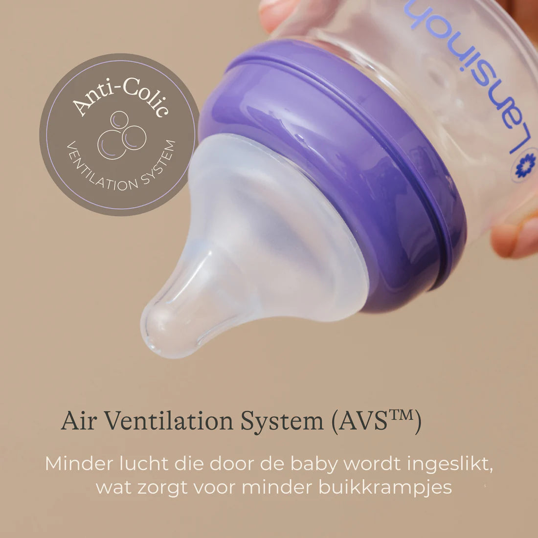 Lansinoh Starter-Set Pasgeborenen Drinkflessen met NaturalWave® - 60 ml + 160 ml